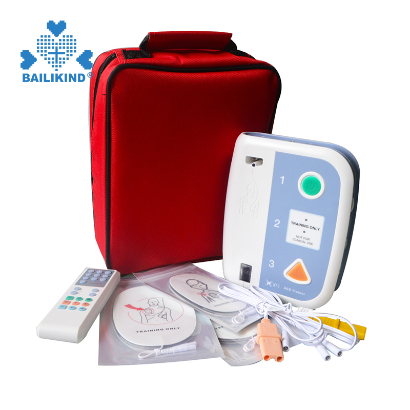 Ungayisebenzisa kanjani i-AED Trainer Automated External Defibrillator Ukufundisa Usizo Lokuqala Ukuqeqeshwa Kwe-CPR Amathuluzi Okufundisa Izilimi Ezimbili Esikoleni