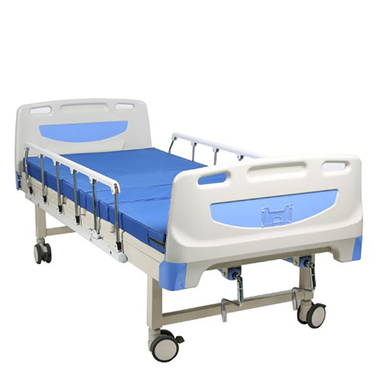 Ibhukwana le-ABS Head Board Bed Two Crank Hospital Bed for Clinic and Hospital